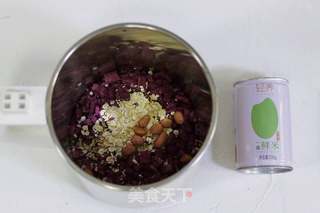 紫薯燕麦米糊的做法步骤:7