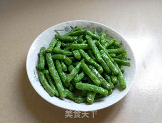 干煸四季豆的做法步骤:5