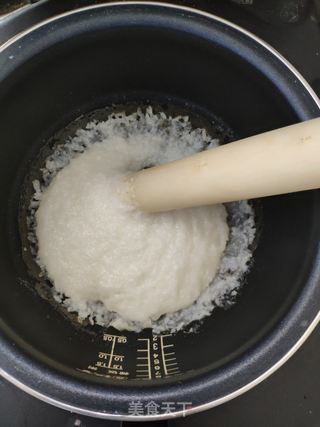 红糖糍粑的做法步骤:3