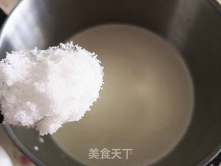 #自制零食#牛奶椰丝小方的做法步骤:3
