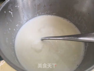 #自制零食#牛奶椰丝小方的做法步骤:4