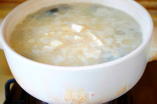 干贝皮蛋瘦肉粥的做法步骤:8