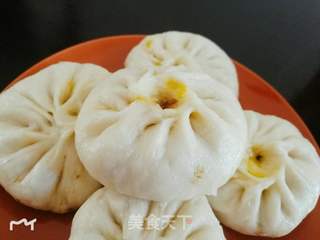 黄酱肉丁包子的做法步骤:14