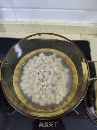 麻婆豆腐包子的做法步骤:3