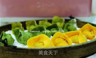 彩色云吞的做法步骤:17
