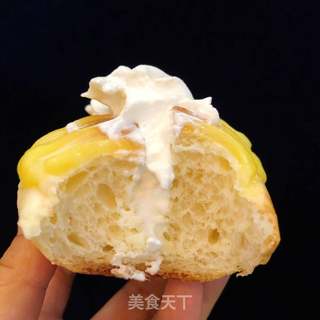 鲜奶油面包的做法步骤:17