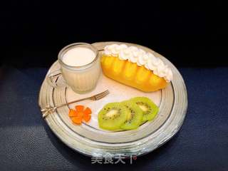 鲜奶油面包的做法步骤:18