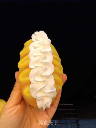 鲜奶油面包的做法步骤:16