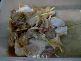 香菇滑鸡粥的做法步骤:3