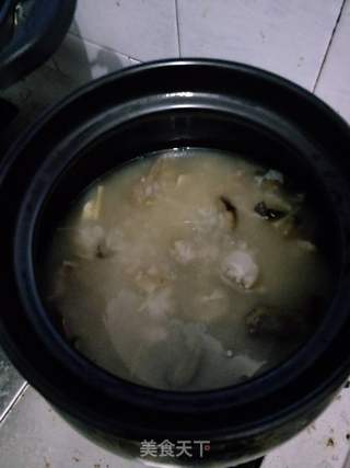 香菇滑鸡粥的做法步骤:5