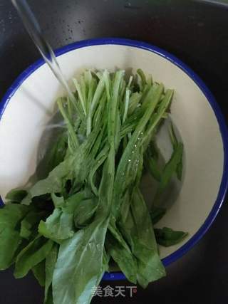 拌油麦菜的做法步骤:2