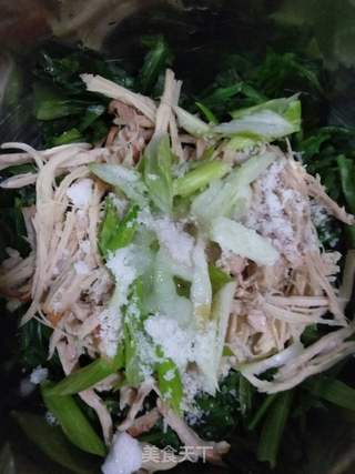 拌油麦菜的做法步骤:7