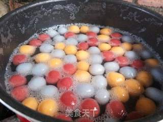 彩色小丸子的做法步骤:13