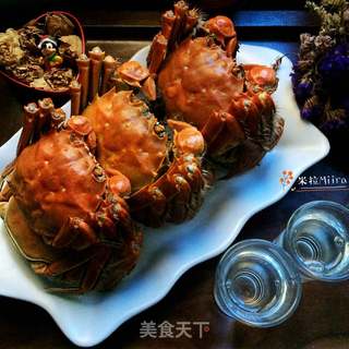 清蒸大闸蟹的做法步骤:7