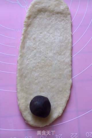 豆沙馅脆皮面包的做法步骤:9