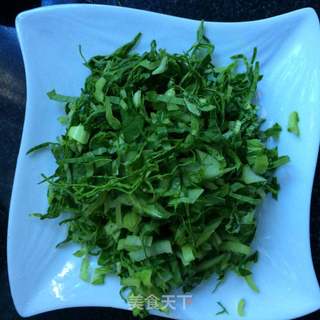 青菜香菇蛋花羹的做法步骤:2