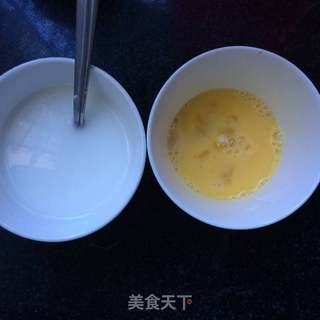 青菜香菇蛋花羹的做法步骤:4
