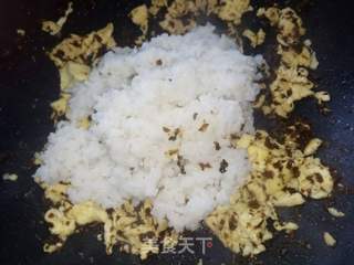 芽菜蛋炒饭的做法步骤:8