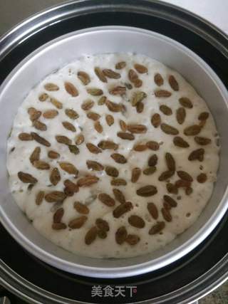 葡萄干发糕的做法步骤:8