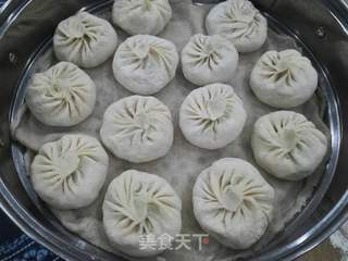 素馅圆白菜包子的做法步骤:7