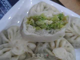 素馅圆白菜包子的做法步骤:10