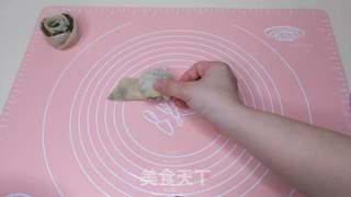 香煎玫瑰饺子的做法步骤:6