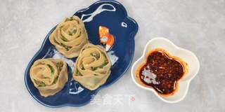 香煎玫瑰饺子的做法步骤:9