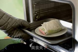 香草芦笋三文鱼的做法步骤:5
