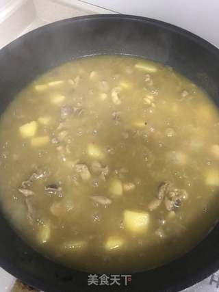 【飘香咖喱鸡饭】——老少皆宜滴快手懒人菜+饭的做法步骤:13