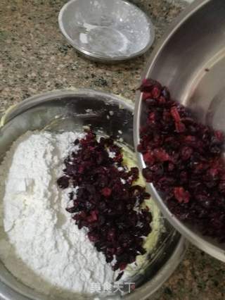 蔓越莓饼干的做法步骤:8