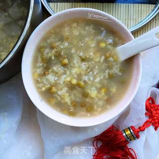 绿豆糯米粥的做法步骤:7