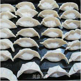香菇鸡肉馅饺子的做法步骤:12