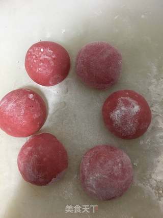 火龙果雪媚娘的做法步骤:10