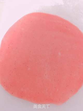 火龙果雪媚娘的做法步骤:11