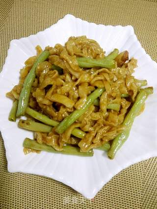 豇豆焖面的做法步骤:14
