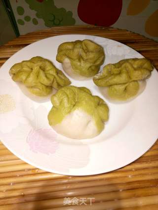 #翡翠豆沙包的做法图解16