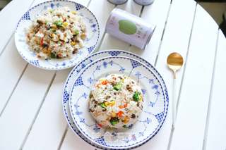 时蔬牛肉炒饭的做法步骤:7