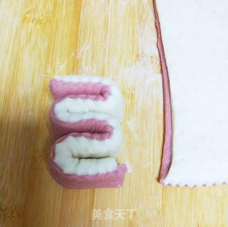 创意双色馒头的做法步骤:7
