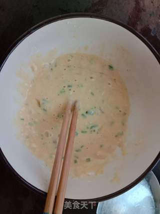葱花银鱼蛋饼的做法步骤：7