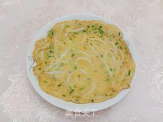 葱花银鱼蛋饼的做法步骤：12