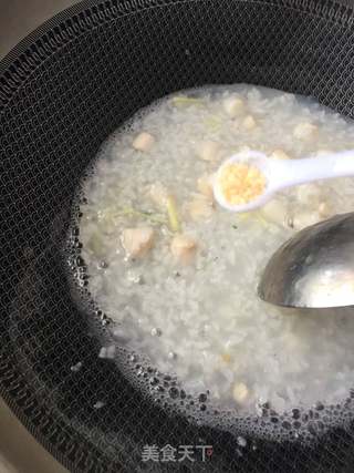 “粥”鲜贝粥的做法步骤:13