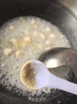 “粥”鲜贝粥的做法步骤:14