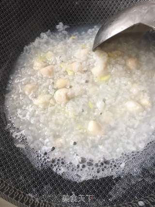 “粥”鲜贝粥的做法步骤:15