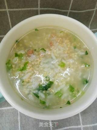 油麦菜鸡肉粥的做法步骤:9