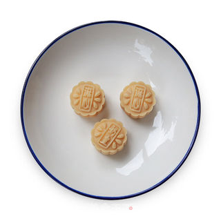 流心奶黄月饼,越心软越好吃的做法步骤:15