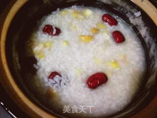 红枣板栗大米粥的做法步骤：7