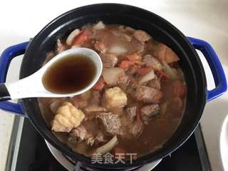 番茄牛肉盖浇饭的做法步骤:10