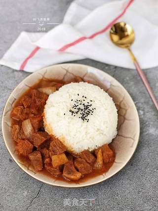 番茄牛肉盖浇饭的做法步骤:15