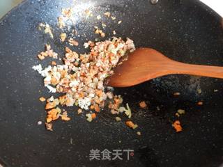 南瓜肉末蒸饭的做法步骤：11