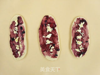 蓝莓芝士吐司的做法步骤:6